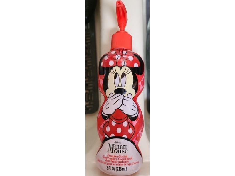 Disney Minnie Mouse Hand Sanitizer, Floral Rose Scented, 8 fl oz/236 mL