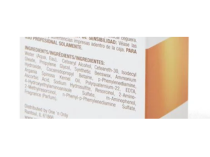 One 'N Only Argan Oil Permanent Color Cream, 3Nn Rich Natural Dark Brown, 3 fl oz/90 mL