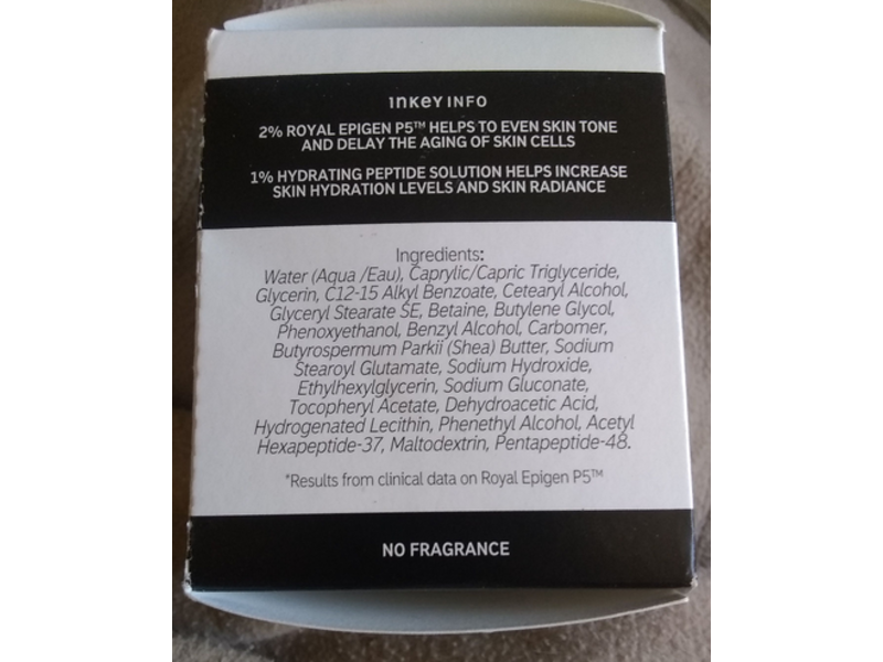 The Inkey List Peptide Moisturizer, Dry Skin, No Fragrance, 1.7 fl oz/50 mL