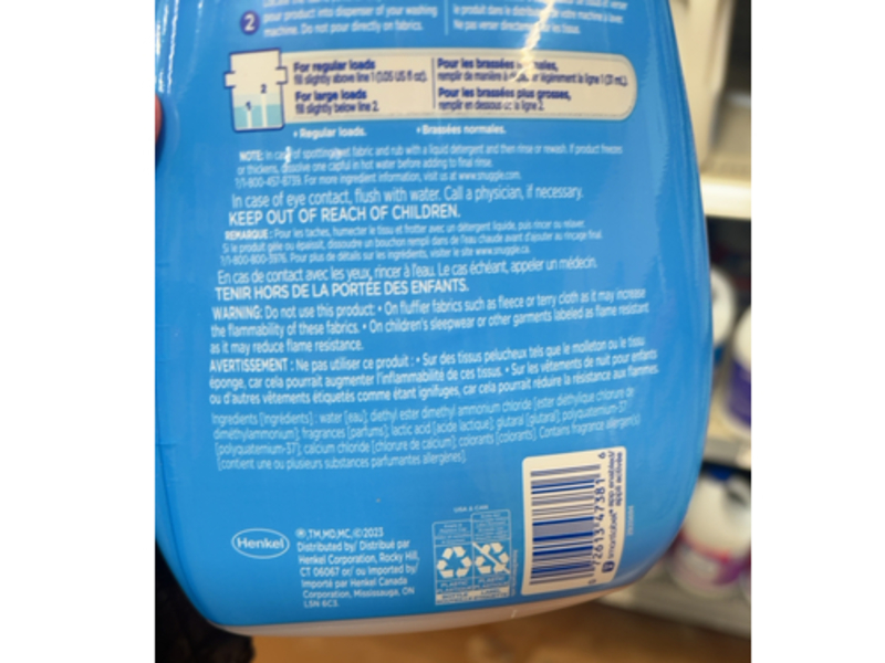 Snuggle 5 In 1 Super Fresh Fabric Softener, Spring Burst Scent, 40 Loads, 42.8 fl oz/1.26 L