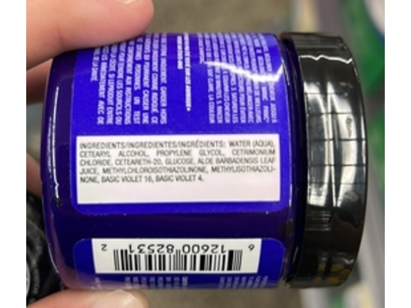 Manic Panic Semi Permanent Hair Color Cream, Ultra Violet, 4 fl oz/118 mL