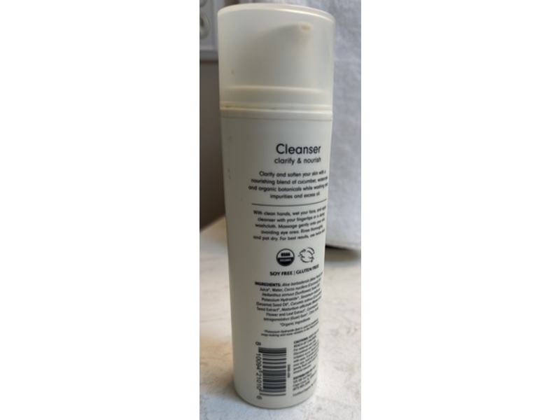 Ola Botanicals Clarity & Nourish Cleanser, Cucumber & Watercress, 5 fl oz/150 mL