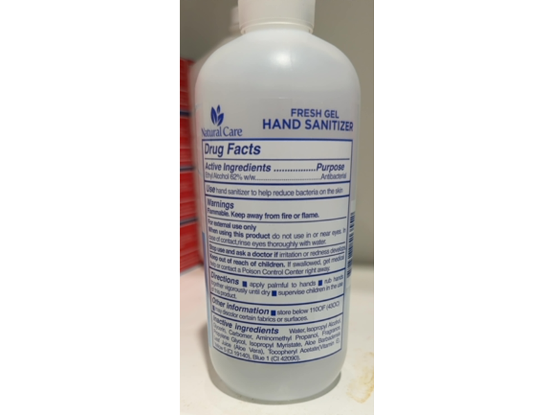 Natural Care Advanced Hand Sanitizer, 11.8 fl oz/349 mL