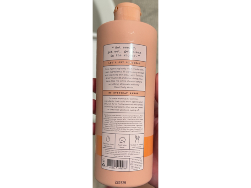 Frank Body A Clearing Body Wash, 12.17 fl oz/360 mL