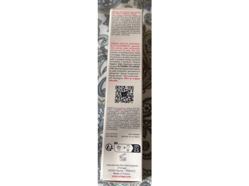 Uriage Eau Thermale Tolederm Control, Algae Polyuronides + Squalane + Glycerin, 1.35 fl oz/40 mL