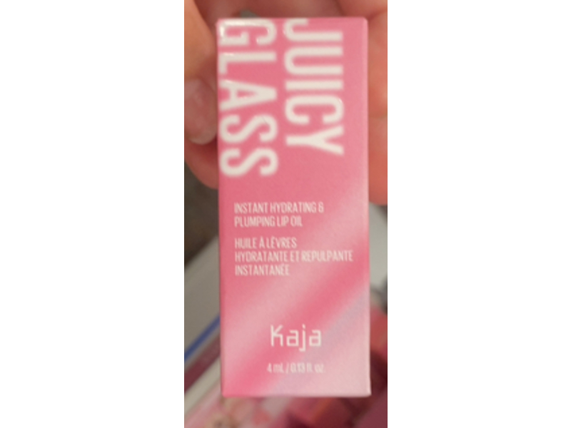 Kaja Juicy Glass Instant Hydrating Plumping Lip Oil, Rose Hip Spritz, 0.13 fl oz/4 mL