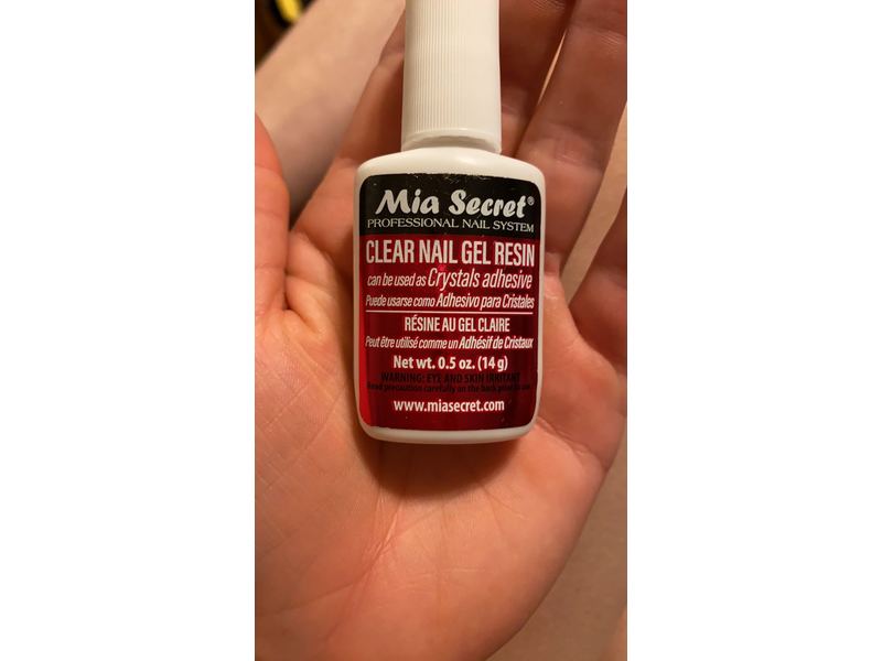 Mia Secret Clear Nail Gel Resin, 0.5 oz (14 g), 3 pack