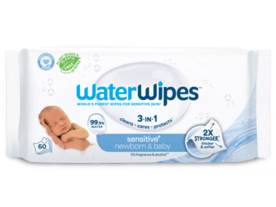 Water Wipes 3 In 1 Baby Wipes, 60 Count, Pack Of 3