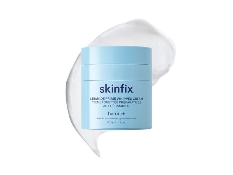 Skinfix Ceramide Prime Whipped Cream, Barrier + Niacinamide + Peptides, 1.7 fl oz/50 mL