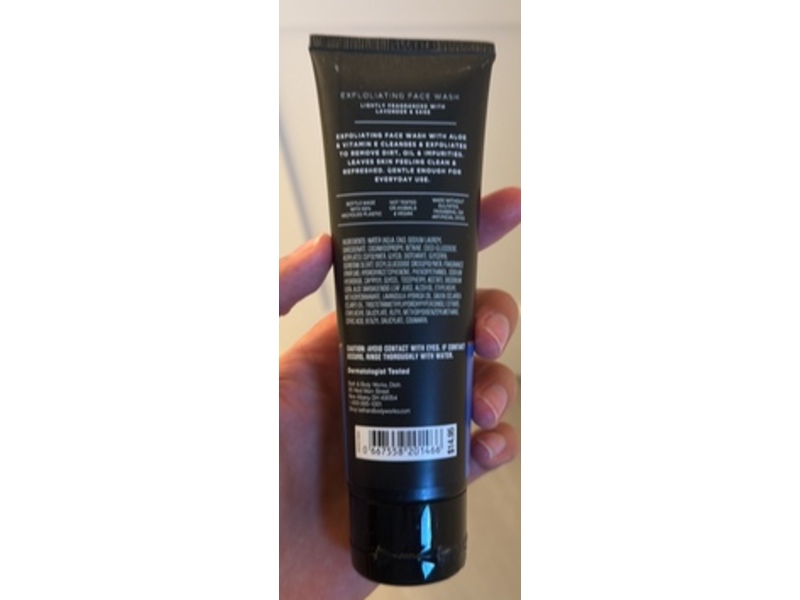 Bath & Body Works Exfoliating Face Wash, Aloe Vera & Vitamin E, 4 oz/113 g