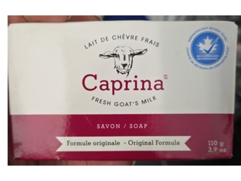 Caprina Fresh Goat's Milk Soap, Original Formula, 3.9 oz/110 g, Pack Of 6