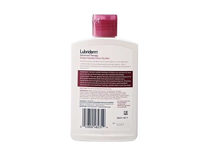 Lubriderm Advanced Therapy Lotion for Extra-Dry Skin, 6 fl oz/177 mL