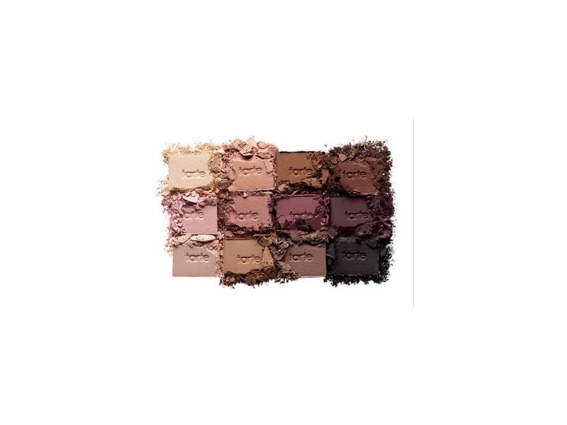 Tarte Tartelette Amazonian Clay Matte Eyeshadow Palette, Brown/Taupe, 0.053 oz x 12 shadows
