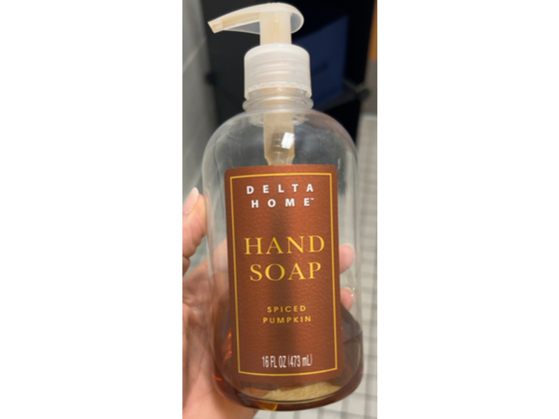 Delta Home Hand Soap, Spiced Pumpkin, 16 fl oz/473 mL