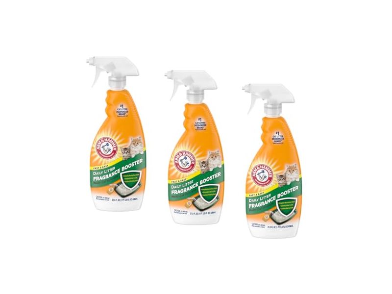 Arm & Hammer Fast&Easy Daily Litter Fragrance Booster, 21.5 fl oz/636 mL, Pack Of 3