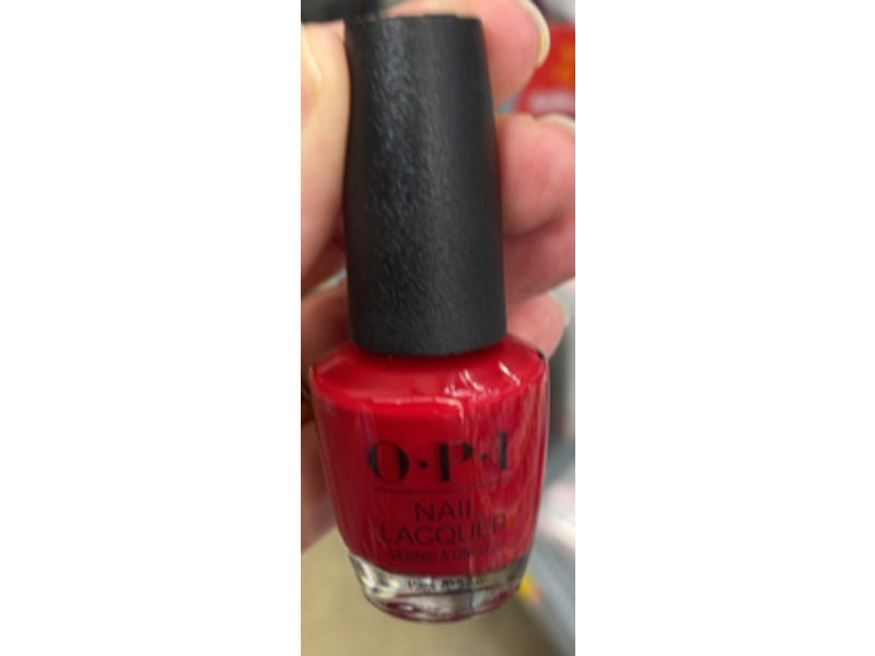 O.P.I Nail Lacquer, Big Apple Red, 0.5 Fl Oz