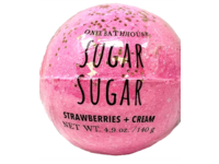 Onyx Bathhouse Sugar Sugar Bath Bomb, Strawberry + Cream, 4.9 oz/140 g - thumbnail 1