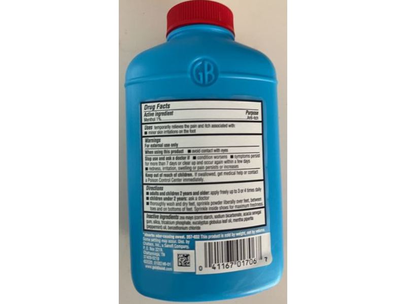 Gold Bond Medicated Foot Powder, Maximum Strength, 4 oz/113 g