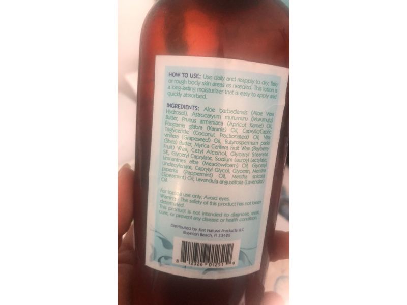 Just Nutritive Rough And Bumpy Skin Lotion, 8 fl oz/236.58 mL