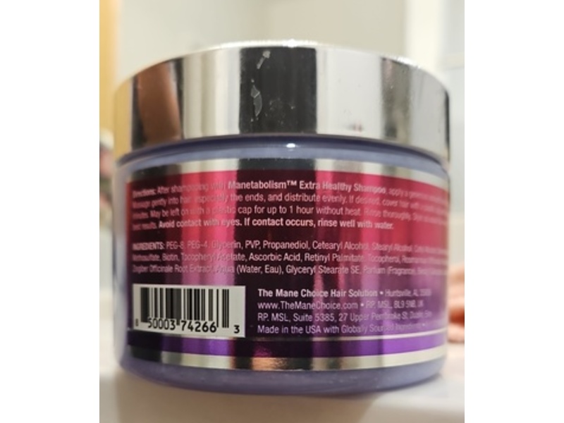 The Mane Choice Hair Treatment Mask, Manetabolism, 12 fl oz/354 mL