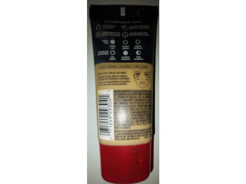 L'Oreal Paris Infallible Pro-Matte Foundation, Natural Beige 105, 10 fl oz/30 mL