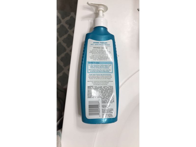 Curel Hydra Therapy Wet Skin Moisturizer, 12 Ounce