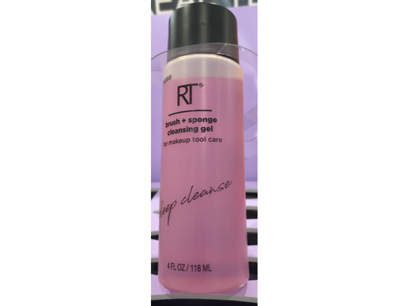 Real Techniques Deep Cleanse Brush + Sponge Cleansing Gel, 4 fl oz/118 mL