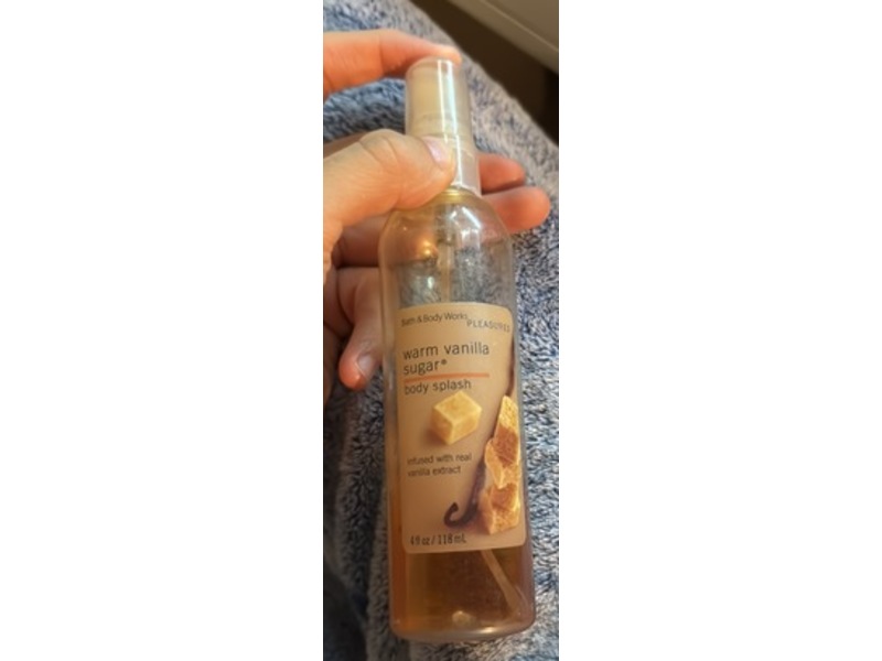 Bath & Body Works Body Splash, Warm Vanilla Sugar, 4 fl oz/118 mL