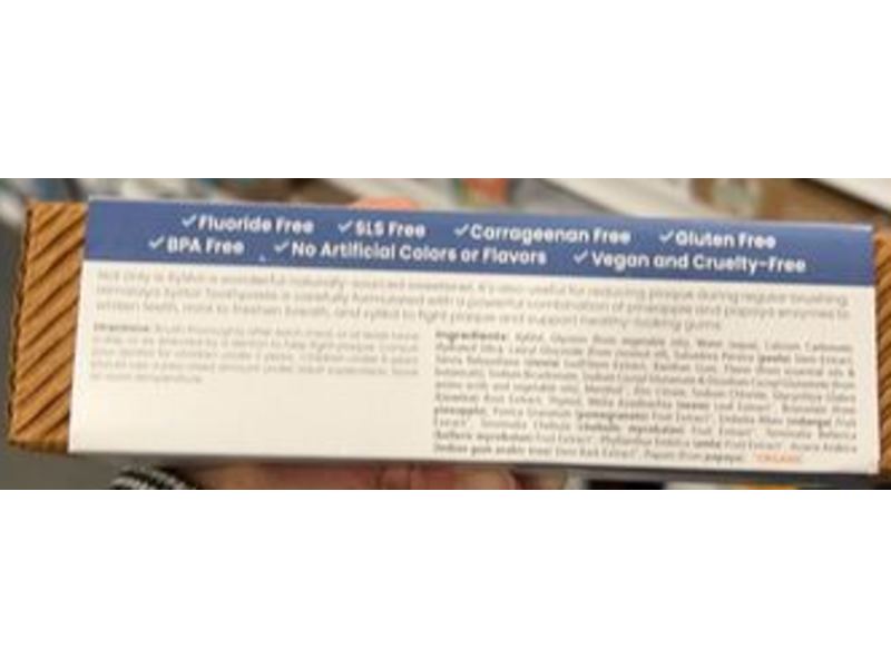 Himalaya Botanique Xylitol Toothpaste, Mint, 4 oz/113 g