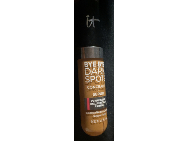 It Cosmetics Bye Bye Dark Spots Concealer+ Serum, Rich Warm, 0.22 fl oz/6.7 mL