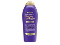 OGX Extra Strength Extra Volume+ Shampoo, Biotin & Collagen, 25.4 fl oz/750 mL - thumbnail 1