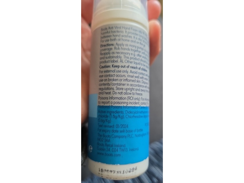 Boots Anti Viral Hand Foam, 50 mL