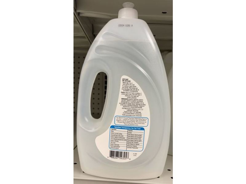 Nature's Promise Powerful Dishwashing Soap, Free & Clear, 56 fl oz/1.66 L