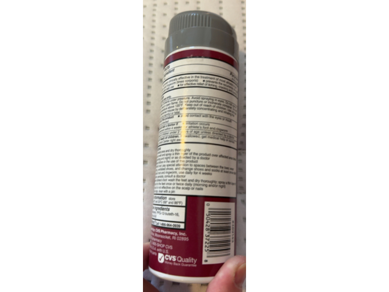 CVS Health Antifungal Athlete's Foot Liquid Spray, Tolnaftate 1%, 5.3 oz/150 g