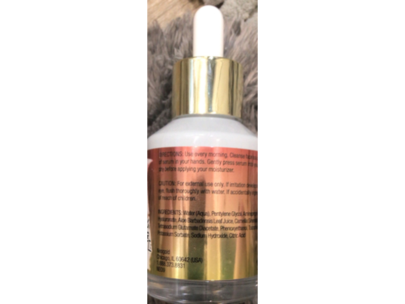 Neogold Brightening Serum, Vitamin C & Hyaluronic, 2 fl oz