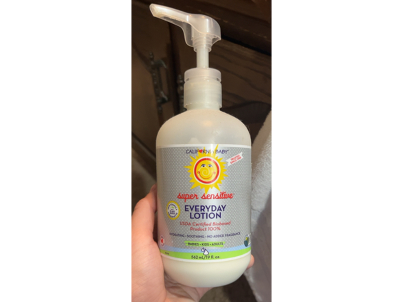 California Baby Super Sensitive Everyday Lotion, 19 fl oz/562 mL