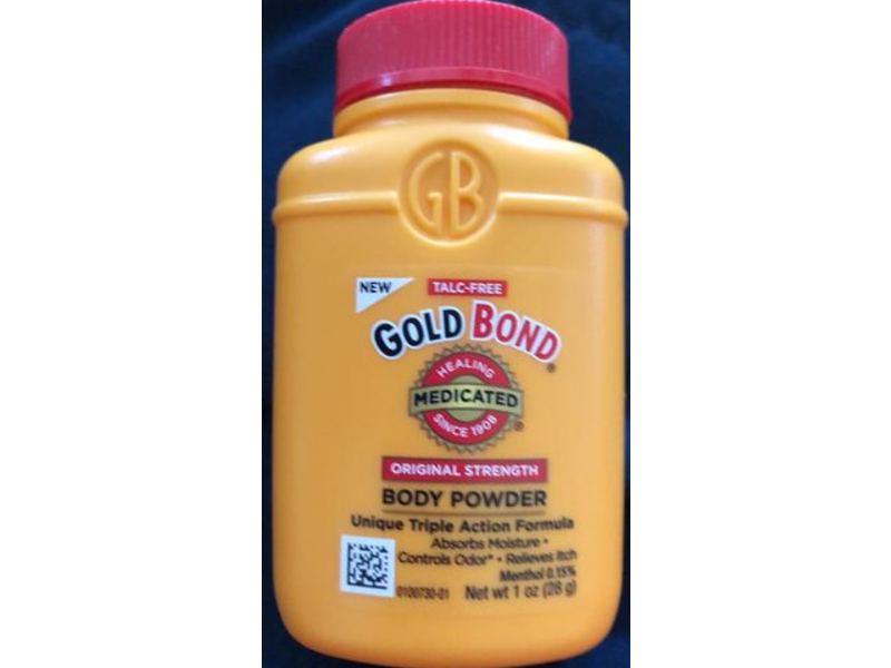 Gold Bond Medicated Original Strength Body Powder, Talc-Free, 1 oz/28 g
