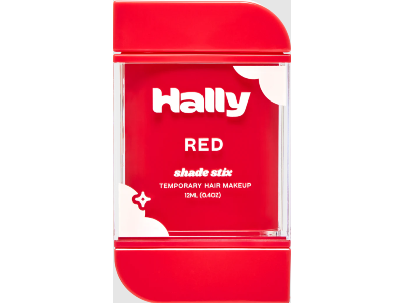 Hally Temporary Hair Makeup Stick, Red, 0.4 fl oz/12 mL