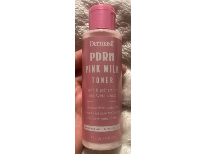 Dermasil Pink Milk Toner, PDRN, 4 fl oz/118 mL