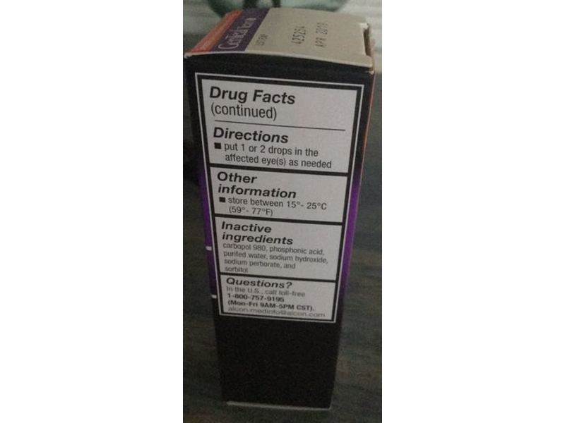 Genteal Tears Lubricant Eye Gel, 0.34 oz/10 g