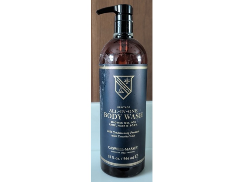 Caswell-Massey Heritage All In One Body Wash, 32 fl oz/946 mL