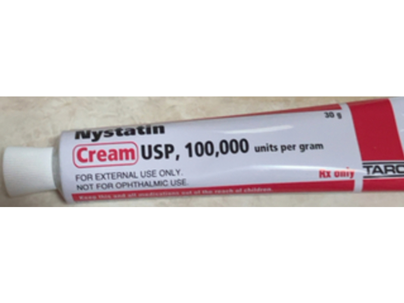 Nystatin Cream, 100,000 units, 30 g, Taro (Rx)