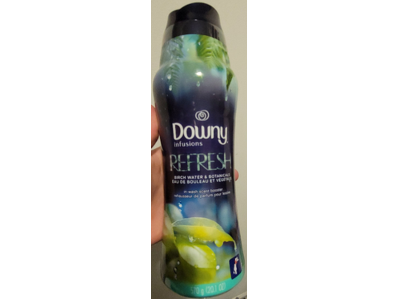 Downy Infusions Scent Booster Beads, Refresh, Birch Water & Botanicals, 20.1 oz/570 g