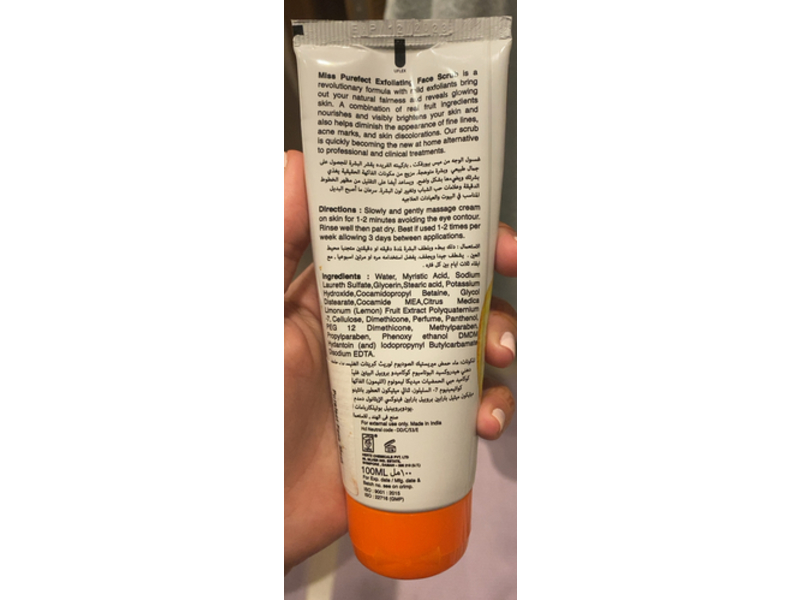 Miss Purefect Exfoliating Face Scrub, 100 mL