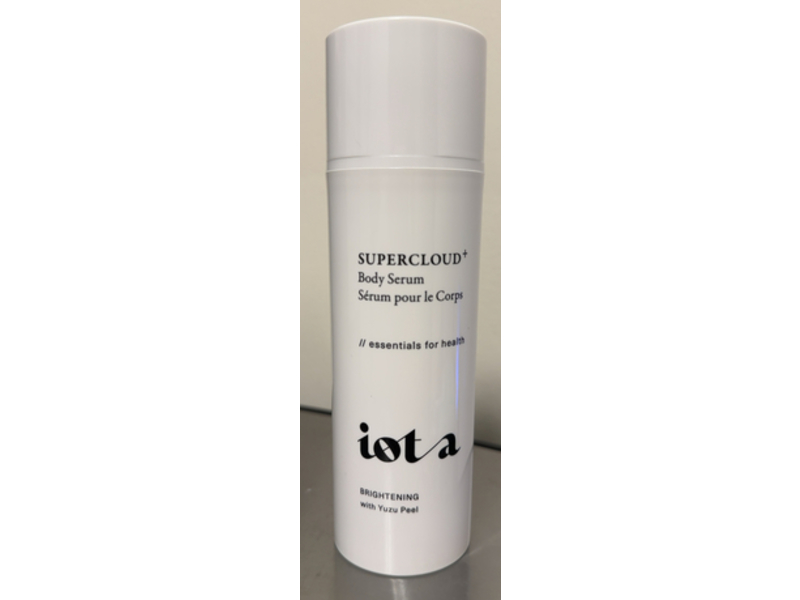 Iota Supercloud+ Brightening Body Serum, Yuzu Peel, 5 fl oz/150 mL