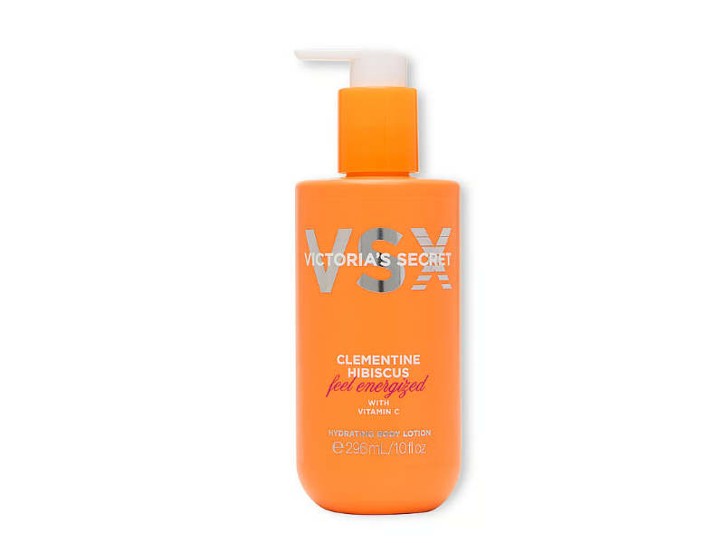 Victoria's Secret Clementine Hibiscus body lotion, Vitamin C, 10 fl oz/296 mL
