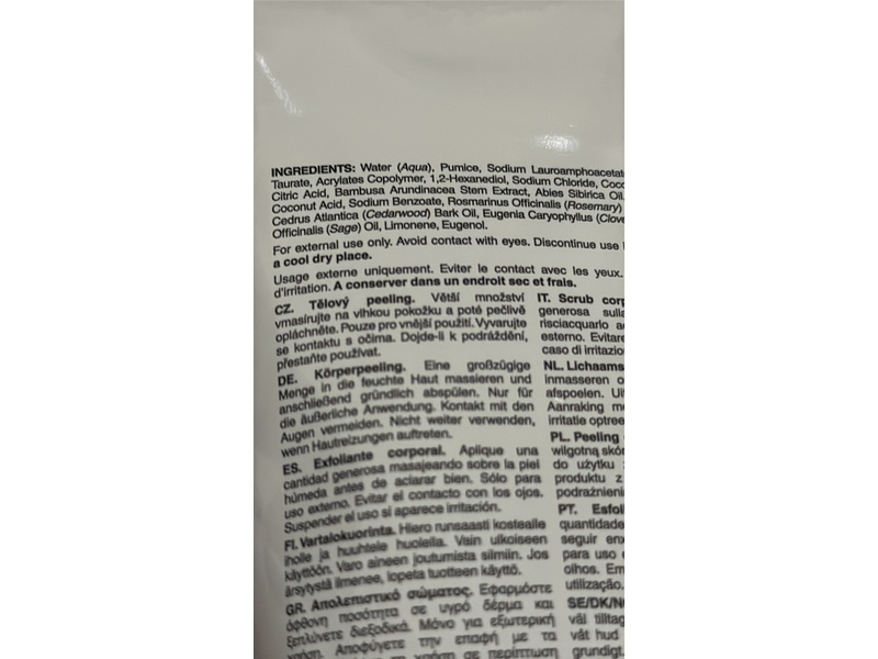 Aesop Redemption Body Scrub, 6.5 oz/180 mL