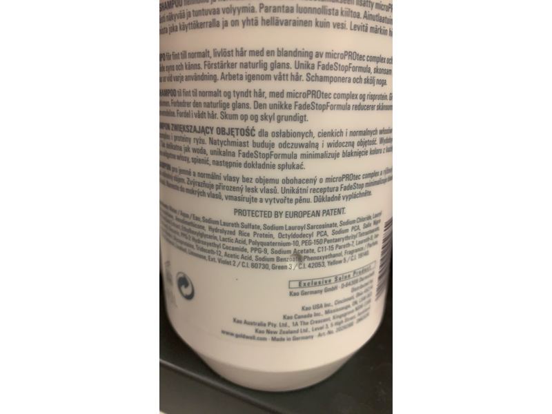 Goldwell Dualsenses Ultra Volume Bodifying Shampoo, 18 fl oz/1 L