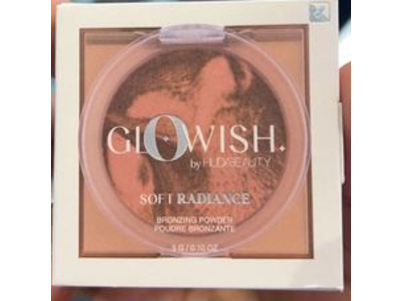 Huda Beauty Glo Wish Soft Radiance Bronzing Powder, 04 Deep Tan, 0.10 oz/3 g