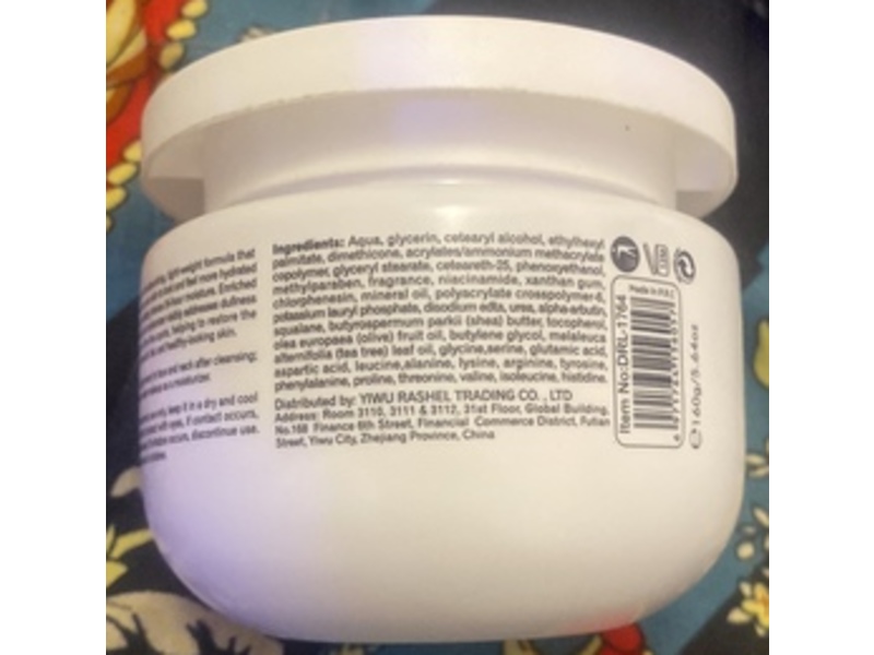 Dr.Rashel Skincare Moisturizer, Niacinamide, 5.64 oz/160 g